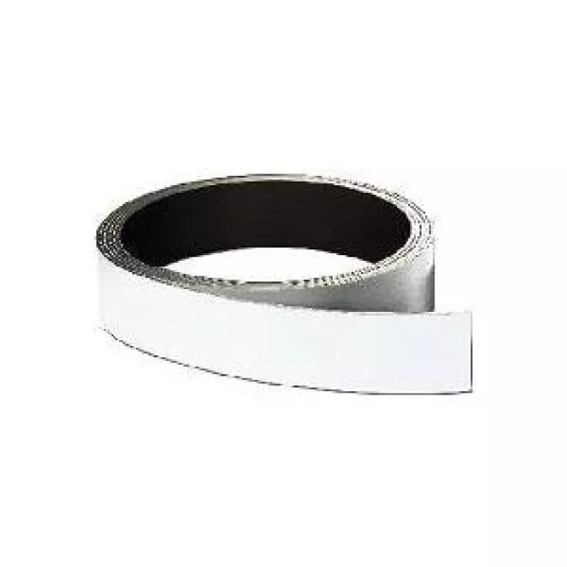 Magnetinė juosta Franken LS15 15 mm x 10 m, balta, storis 0,8 mm