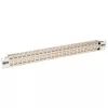 Tripp N254-048-SH-6A 48 prievadų 1 HE stovo montavimo ekranuotas Cat6a STP Feed-Through pataisų skydelis - RJ45 Ethernet - TAA - 10 Gigabit Ethernet - RJ-45 - Cat6a - sidabrinis - baltas - Rackeinb