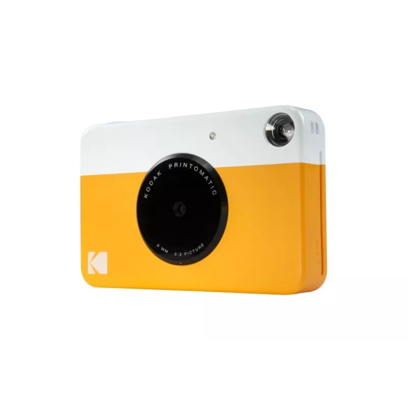 Kodak PRINTOMATIC momentinės spaudos fotoaparatas, 2x3'', geltonas