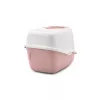 Uždara kačių tualeto dėžutė Savic Nestor White-Pink, su gaubtu, 56×39×38,5 cm