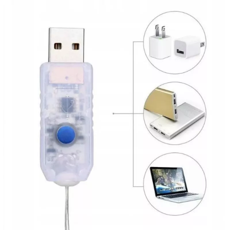 LED užuolaida Extralink KURTYNA LED 3x3 su nuotolinio valdymo pultu (modelis EX.73172)