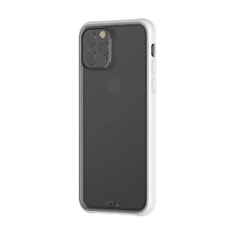Apsauginis telefono dėklas Devia Soft Elegant, atsparus smūgiams, skirtas iPhone 11 Pro Max, baltas, minkštas liesti, amortizuojantis