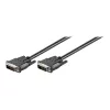 Wentronic Goobay DVI-D FullHD kabelis Dual Link, juodas, 1,8 m - DVI-D kištukas Dual-Link (24+1 kontaktai) > DVI-D kištukas Dual-Link (24+1 kontaktai) (93573)
