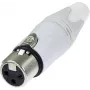 Neutrik NC3FXX-WT - XLR - juoda - nerūdijantis plienas - balta - bronza - poliamidas - polioksimetilenas (POM) - poliuretanas - cinkas - IP40 - 2,5 mm² - 1,5 V (NC3FXX-WT)