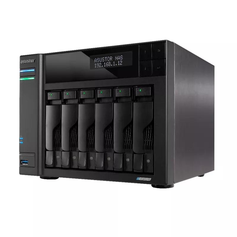 Asustor LOCKERSTOR 6 NAS stacionarus Intel® Celeron® N5105 8 GB DDR4 HDD ADM juodas