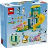 LEGO kaladėlių rinkinys 11201 Žaidimų aikštelės pramogos su Blue ir Chloe – mini figūrėlės, žaidimo scena