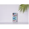 Telefono dėklas iKins, skirtas iPhone XS / iPhone X S – baltas poppin rock apsauginis galinis dangtelis