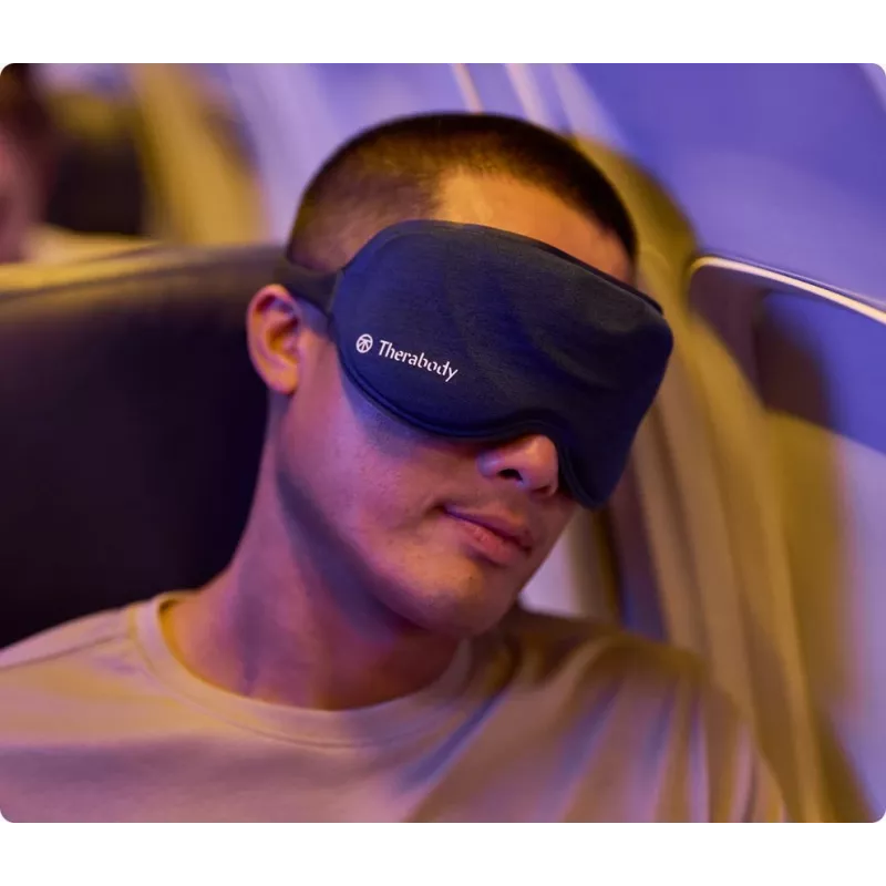 Therabody SleepMask masažuoklis veidui Juodas, Mėlynas
