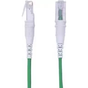 „Patchsee ThePATCHCORD RJ45“ komutacinis kabelis Cat. 6A, U/UTP, itin plonas, žalias, 2,4 m (TPC-SG-U/8)