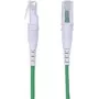 „Patchsee ThePATCHCORD RJ45“ komutacinis kabelis Cat. 6A, U/UTP, itin plonas, žalias, 2,4 m (TPC-SG-U/8)