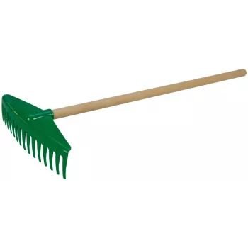 Grėblys Lena 05475 su medine rankena, 60 cm darbinis plotis