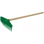 Grėblys Lena 05475 su medine rankena, 60 cm darbinis plotis