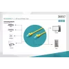 Patch Cord Digitus CAT 5e U/UTP DK-1512-050/Y 5 m geltonas