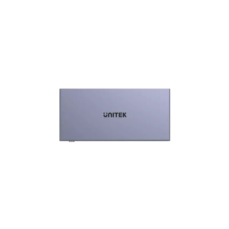 KVM jungiklis Unitek V307A USB HDMI 2 prievadų 4K Ultra HD 3840x2160@60Hz HDCP 2.2, metalinis korpusas, pilkas