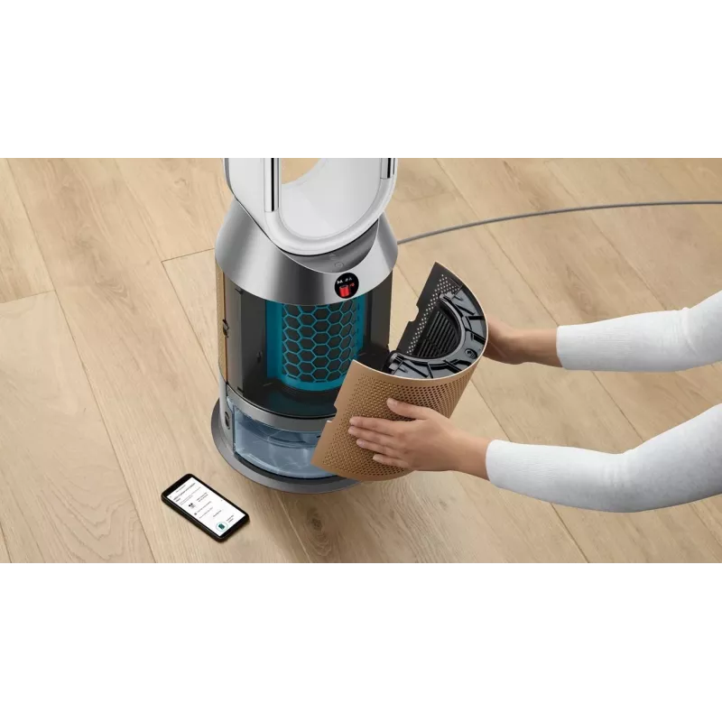 Oro valytuvas Dyson Purifier Humidify + Cool De-Nox 62,4 dB 45 W Auksinis Baltas