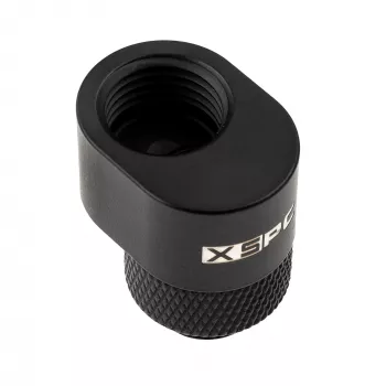 XSPC G1/4 sukamasis 7 mm poslinkio fitingas - matinė juoda