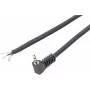 3,5 mm stačiakampė stereo jungtis Voltcraft XL-AC35SW, juoda