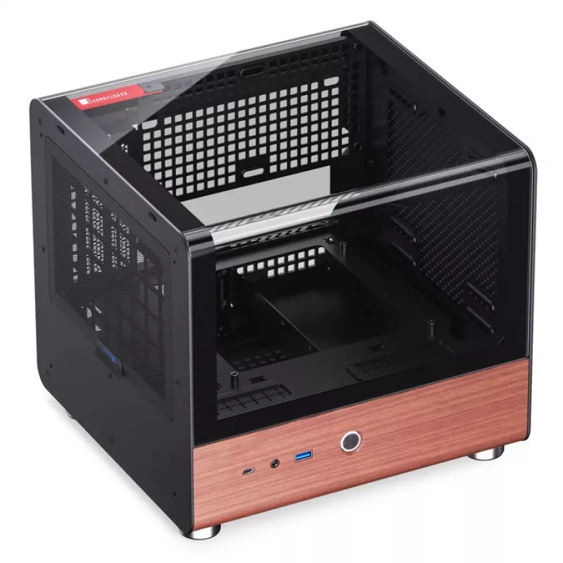 PC korpusas Jonsbo TK-0, Mini-Tower, Mini-ITX, juodas