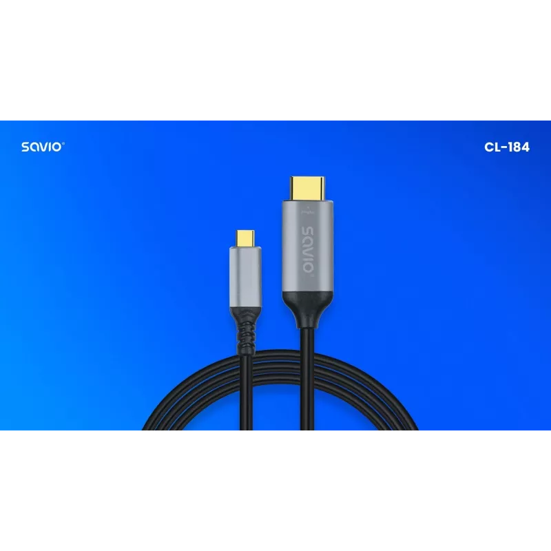 Laidas USB-C į HDMI v2.0b, 3 m, varinis CL-184