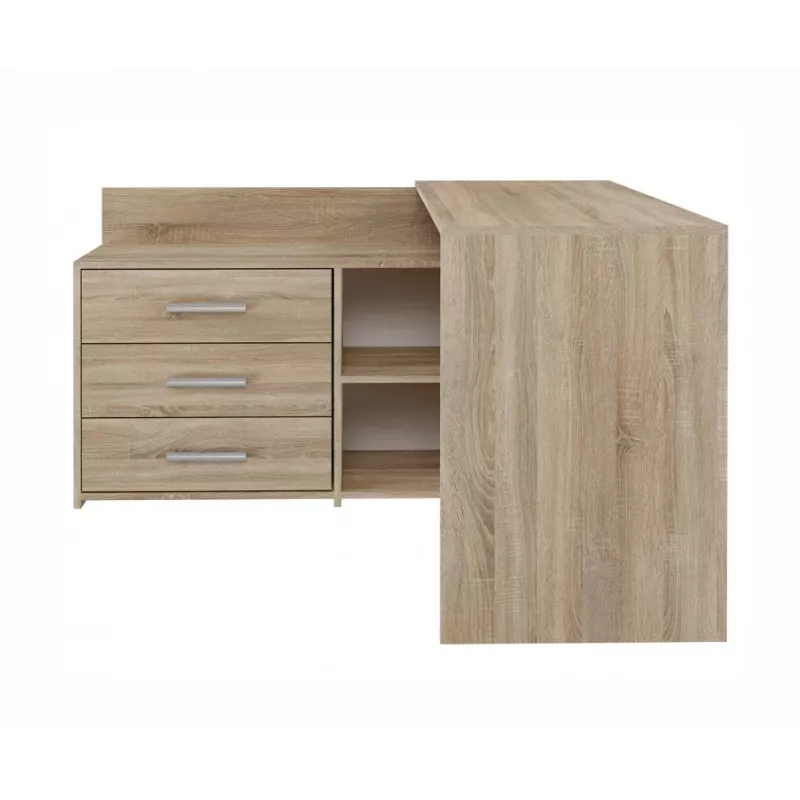 Topeshop DANY SONOMA KPL kompiuterio stalas ąžuolo spalva