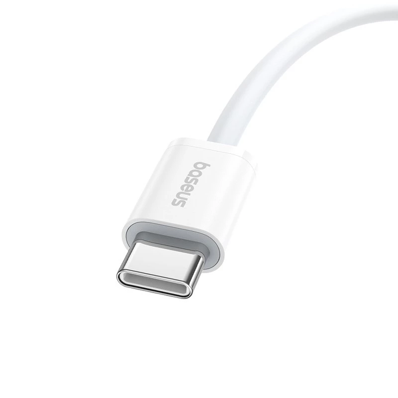 Baseus Superior USB C į USB C duomenų laidas 2 m 30 W Baltas