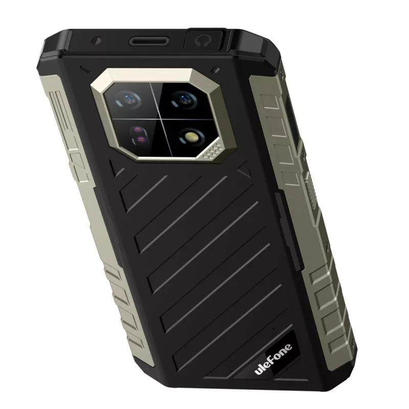 UleFone Armor 22 išmanusis telefonas — MediaTek Helio G96, 8 GB RAM, 256 GB atmintinė, juoda