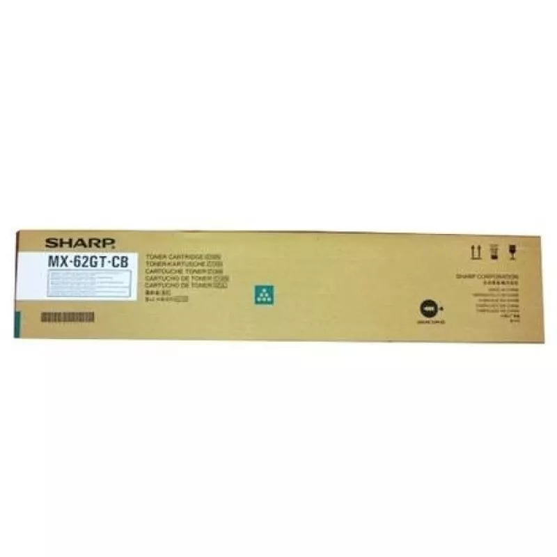 Sharp MX62GTCB tonerio kasetė 1 vnt. Originali Žydra