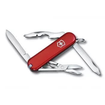 Daugiafunkcis peilis Victorinox Rambler Clip point 5,8 cm raudonas