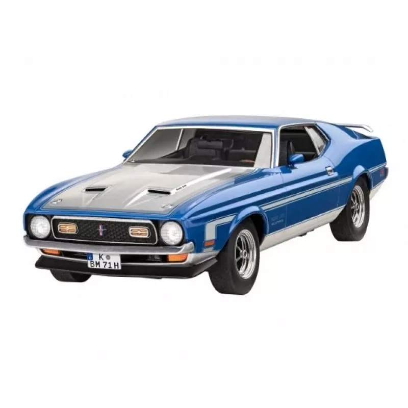 Plastikinis automobilio modelis REVELL Ford Mustang Boss 351 1:25 mastelio plastikinis rinkinys