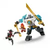 LEGO NINJAGO rinkinys 71827 Zane's Battle Suit Mech, 92 dalys, 2 minifigūrėlės, aukštis 100 mm, amžius 6+