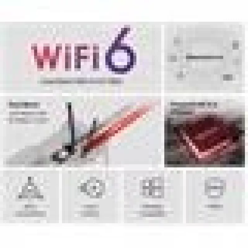 Belaidis USB adapteris MERCUSYS MA70XE AX1800 su Bluetooth 5.4 — Wi‑Fi 6 (AX1800)