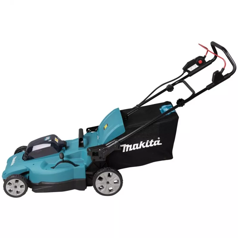 Makita DLM538Z vejapjovė Stūmimo vejapjovė Akumuliatorinė Juoda, Mėlyna, Metalinė