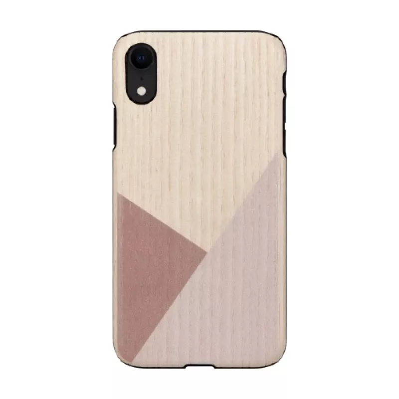 man and wood išmaniojo telefono dėklas iPhone XR — tulpės juoda, apsauginis kietas apvalkalas