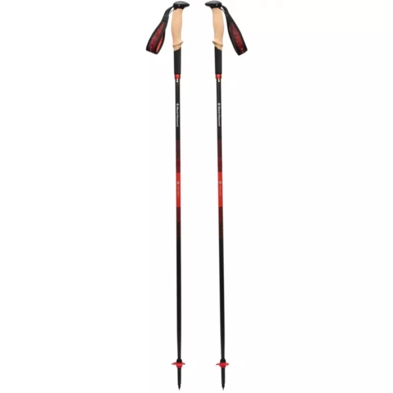 Žygio lazdos Pursuit Carbon Z, treniruoklis, antracitinė / oranžinė, 1 pora, 120 cm