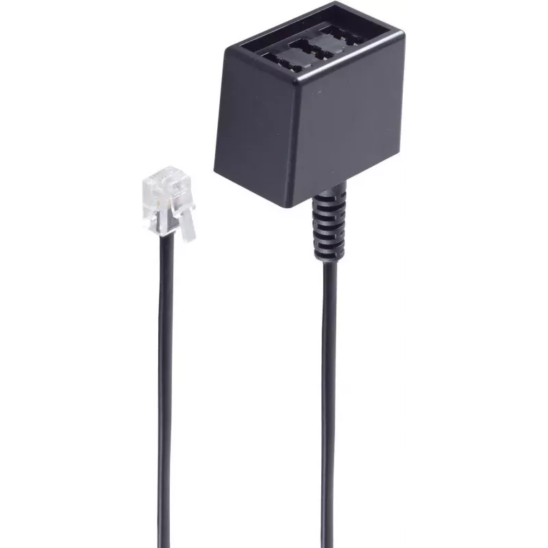 telefono laidas ShiverPeaks BS71280-6 0,15 m juodas