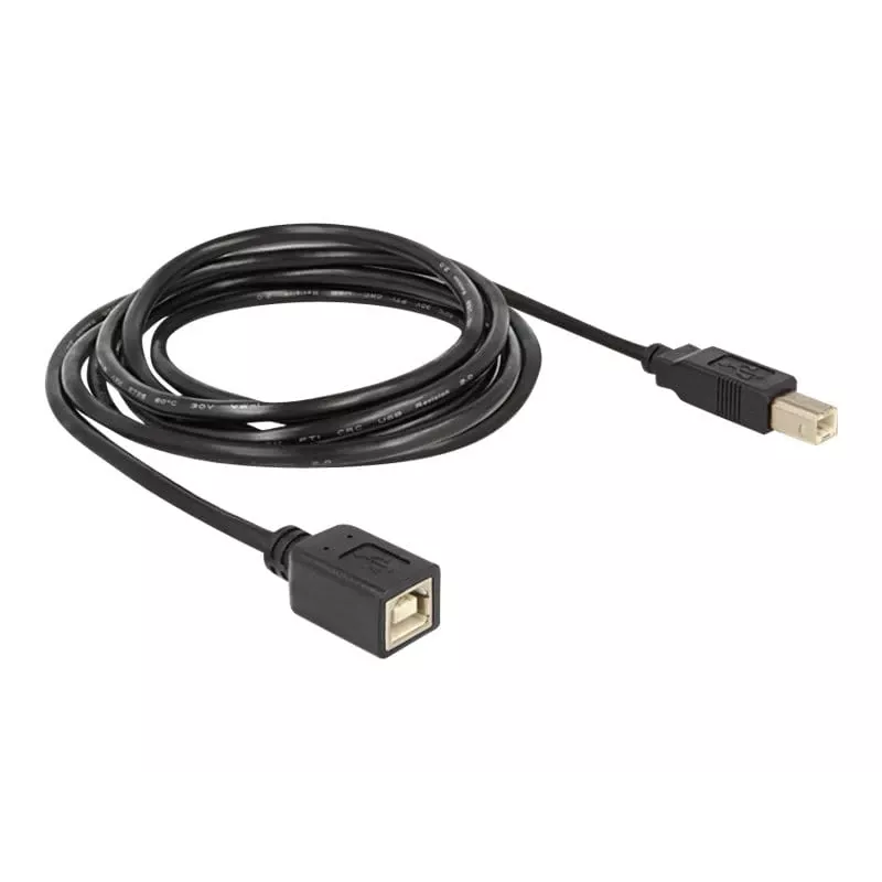 DeLOCK USB2.0-B laidas 2 m USB B juodas