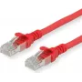 ROLINE - komutacinis kabelis - RJ-45 (V) į RJ-45 (V) - 30 cm - UTP - CAT 6 - Be halogenų, formuotas, vytos gijos - Raudonas (21.15.2941)