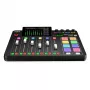 Studijos valdiklis RØDE Caster Pro II Juoda — 4 XLR/TRS kombinuoti lizdai, 4 ausinių išėjimai, 8 padas, jutiklinis ekranas, Wi‑Fi, Bluetooth, USB‑C