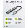 Goobay plonas 4-Port USB-Hub, USB-A auf USB-C™/USB-A, USB 3.2 (74458)