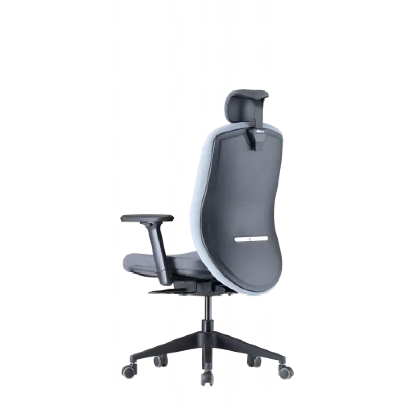Up Up Athene ergonomic office chair Juoda, Pilka + Blue fabric