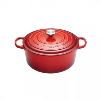 Le Creuset Signature apvali kepimo skarda 24cm vyšnių raudonumo (21177240602430)
