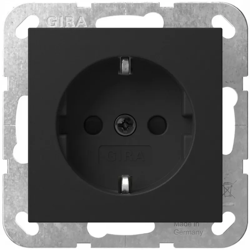 Gira 4453005 Schuko lizdo įdėklas, skirtas System 55 (pakeitimo modulis)