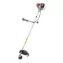 Krūmapjovė Dedra DED8717 benzininė 52 cm³ 1,45 kW su diržais, apsauginiu gaubtu, 3 galvučių komplektu, valais ir peiliu