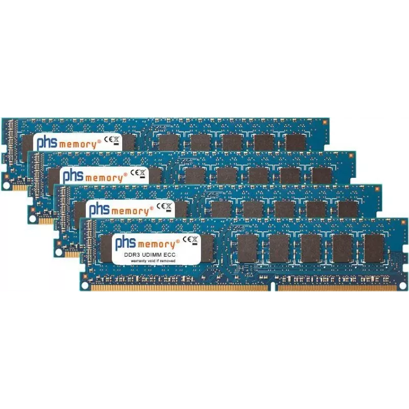 PHS-memory 32GB (4x8GB) Kit RAM atmintinė serveriui Supermicro A+ Server 1042G-TF DDR3 UDIMM ECC 1600MHz PC3-12800E (SP259806)