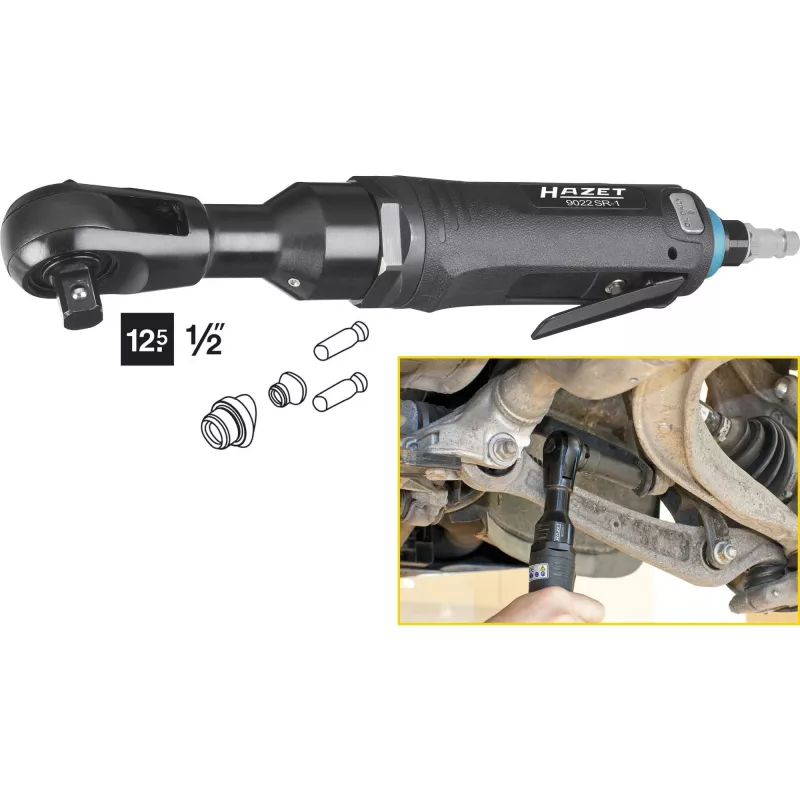 Smūginis suktuvas HAZET 9022SR-1 1/4 colio 400 aps./min 102 N⋅m Juodas