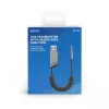 Savio TR-16 siųstuvas AUX adapteris su laisvų rankų funkcija, Bluetooth 5.3, Google Assistant/Siri