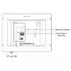 Video domofonas Hikvision DS-KH6320-TE1, 7 colių talpinis jutiklinis ekranas, PoE, 1024×600, MicroSD iki 32 GB, Ethernet, Linux