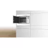 Įmontuojama solo mikrobangų krosnelė Bosch BFL523MW3, 800 W, 20 L, balta, liečiamas ir sukamas valdymas