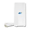 Įvairiakryptė antena QOLTEC 57013, 0,6–2,7 GHz, 30 dBi, vertikali poliarizacija, 50 Ω, baltas ABS korpusas