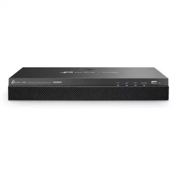Tinklo vaizdo registratorius TP-Link VIGI NVR2008H-8MP-2TB — 8 kanalų, 4K (3840×2160), 2 TB SATA HDD, 9× RJ-45, juodas